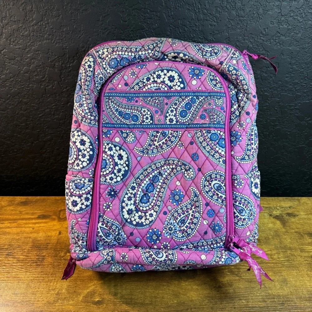 Vera Bradley | Bags | Vera Bradley Laptop Backpack Purple  display picture 1